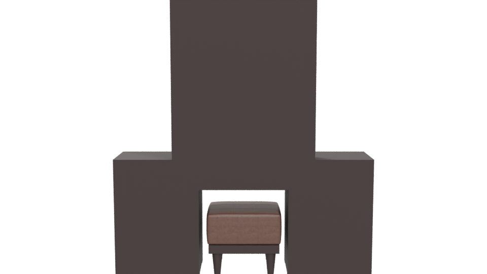 Elegant Modern Vanity Set 3D - Professional 3D Model Render 5