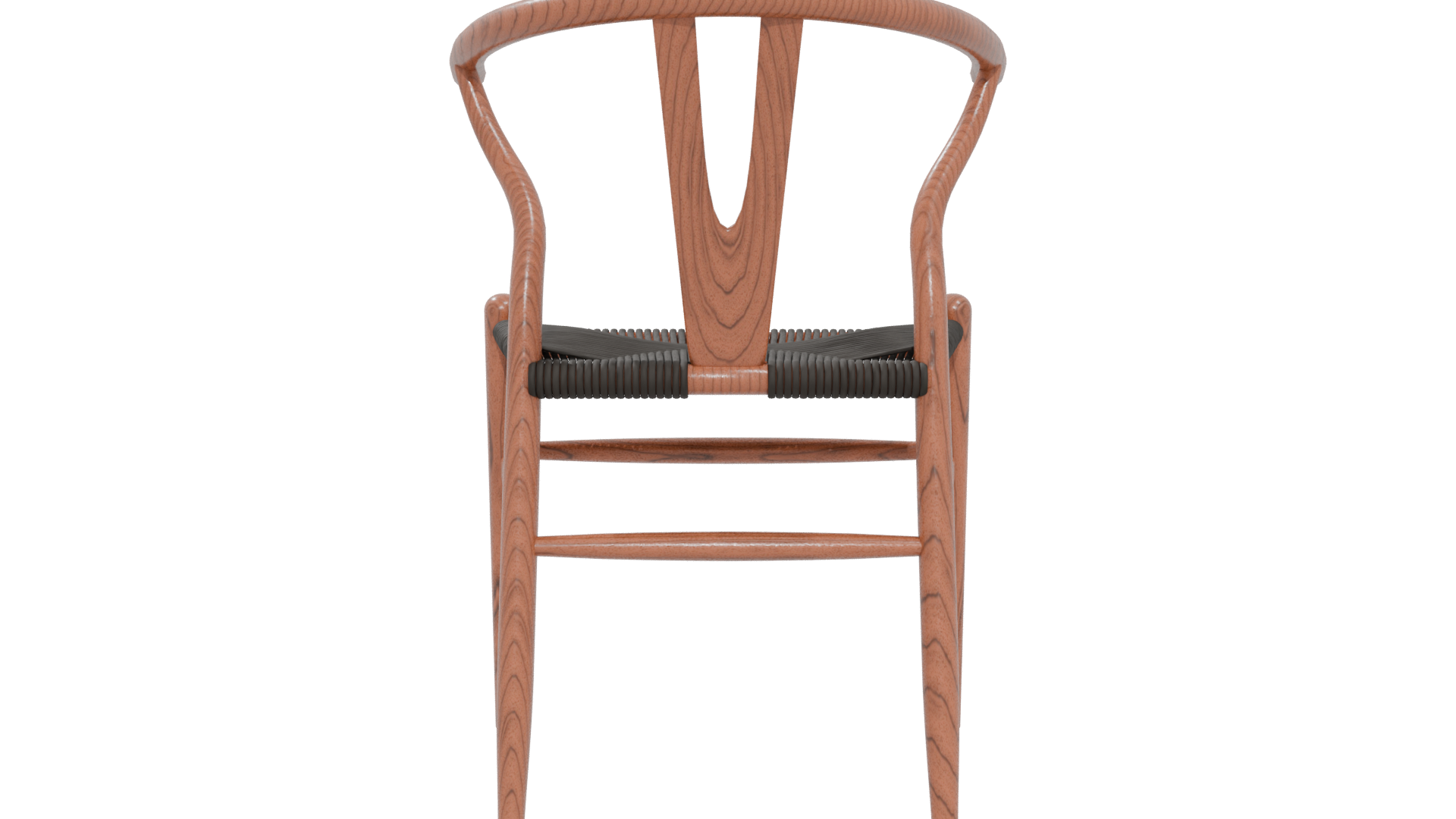 Stylish Wooden Dining Chair 3D Model - Professional 3D Model Render 5