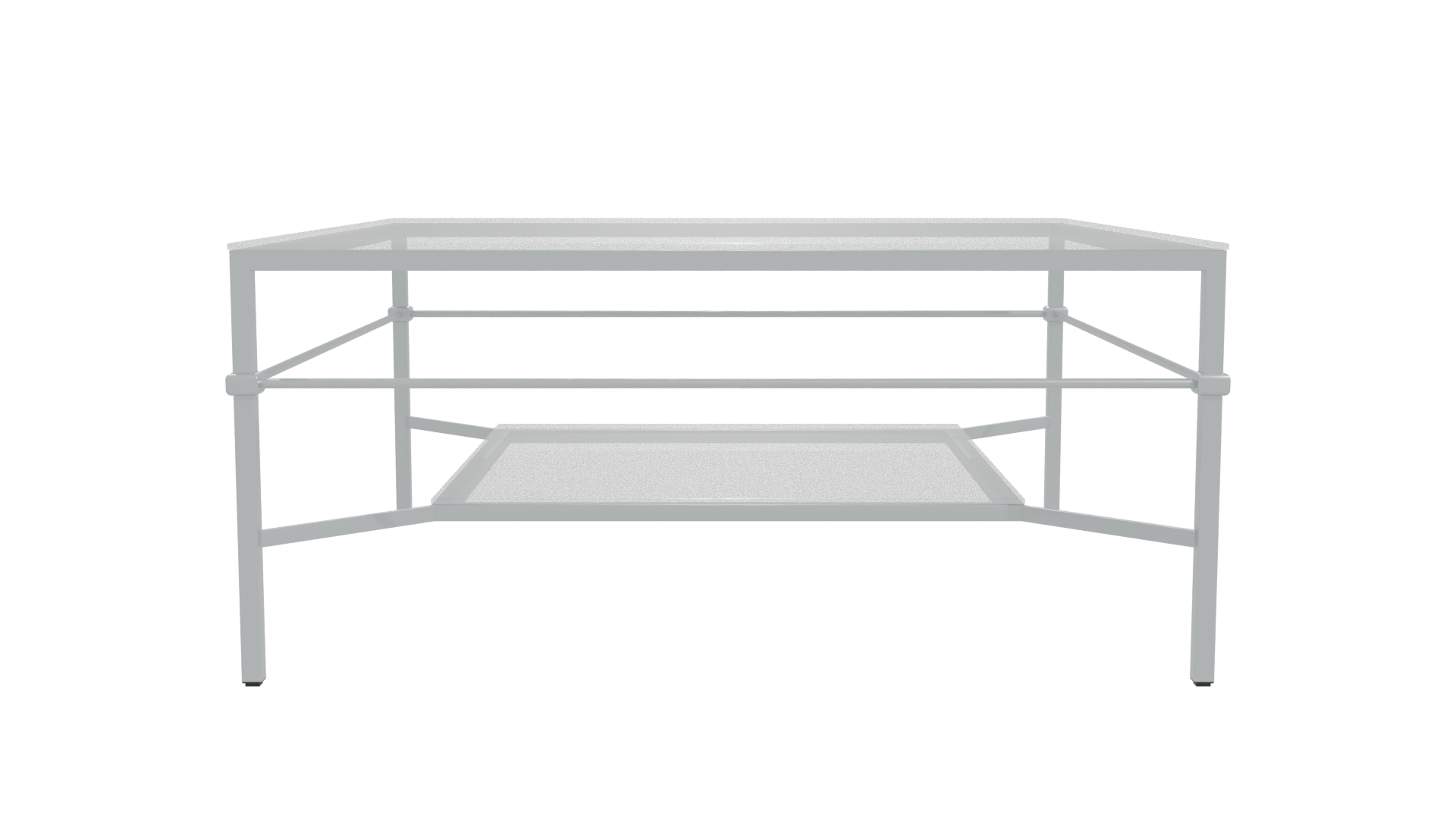 Modern Glass Coffee Table 3D - Professional 3D Model Render 11