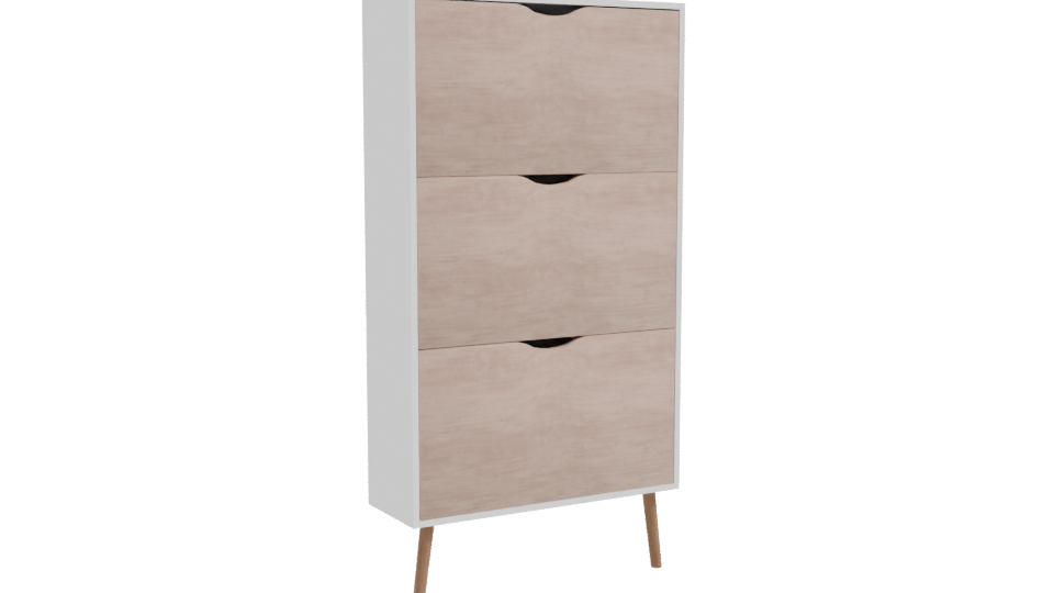 Stylish Minimalist Chest of Drawers - Professional 3D Model Render 10
