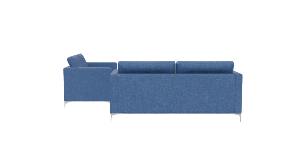 Stylish Blue Sofa Set 3D - Professional 3D Model Render 5