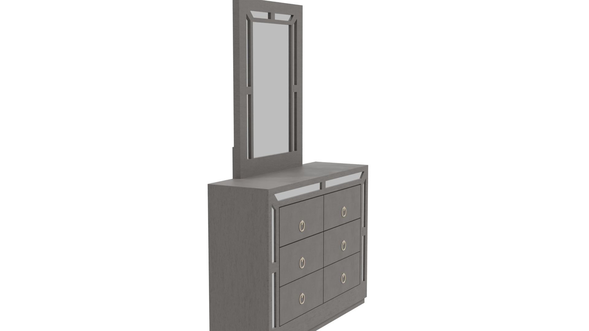 Contemporary Vanity Table 3D Model - Professional 3D Model Render 9