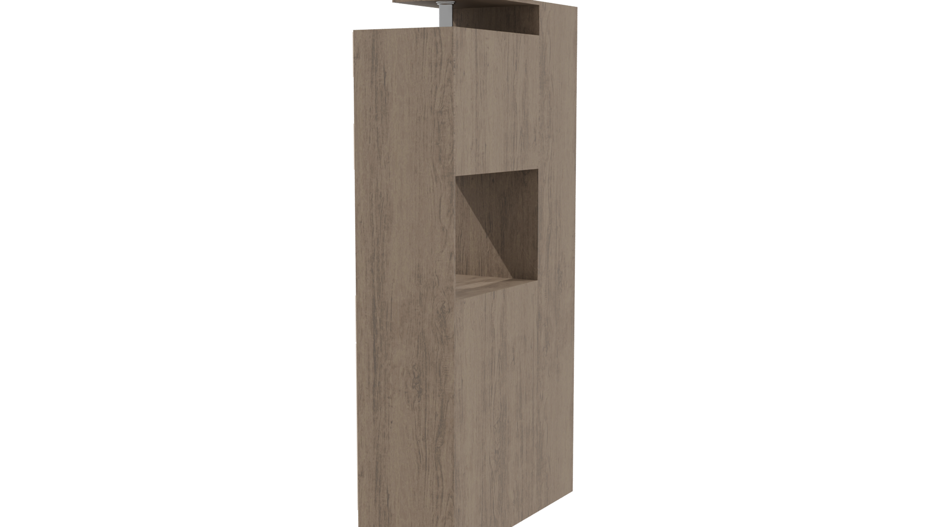 Modern Two-Door Kitchen Cabinet 3D - Professional 3D Model Render 3