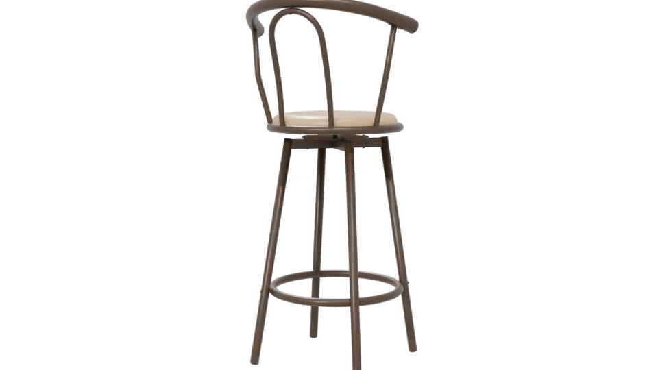Stylish Barstool 3D Model - Professional 3D Model Render 6