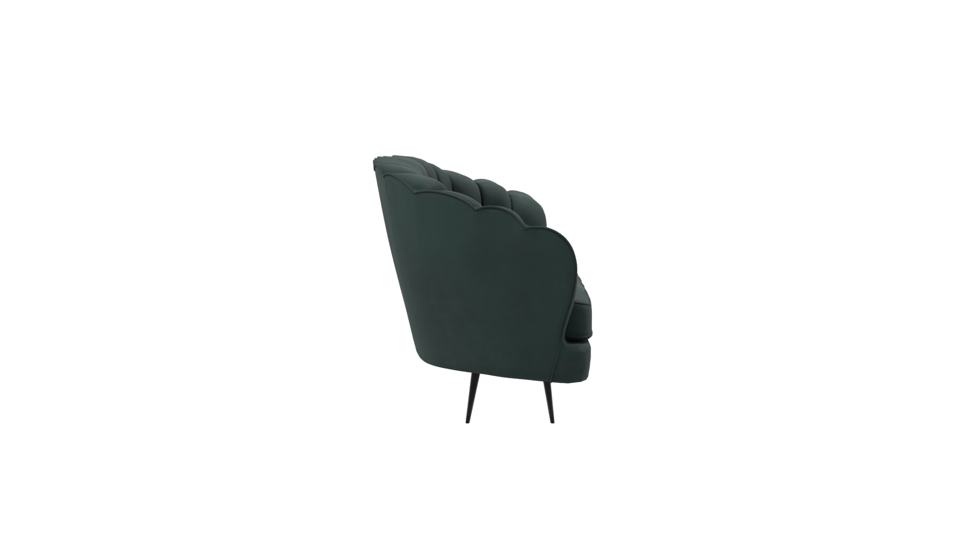 Modern Velvet Sofa 3D Model - Professional 3D Model Render 8