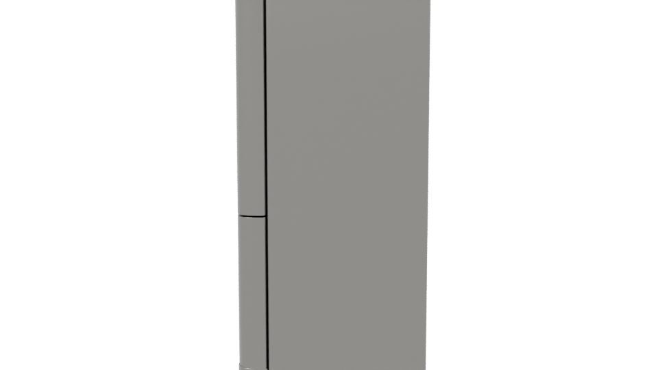 Sleek Modern Refrigerator Model - Professional 3D Model Render 2