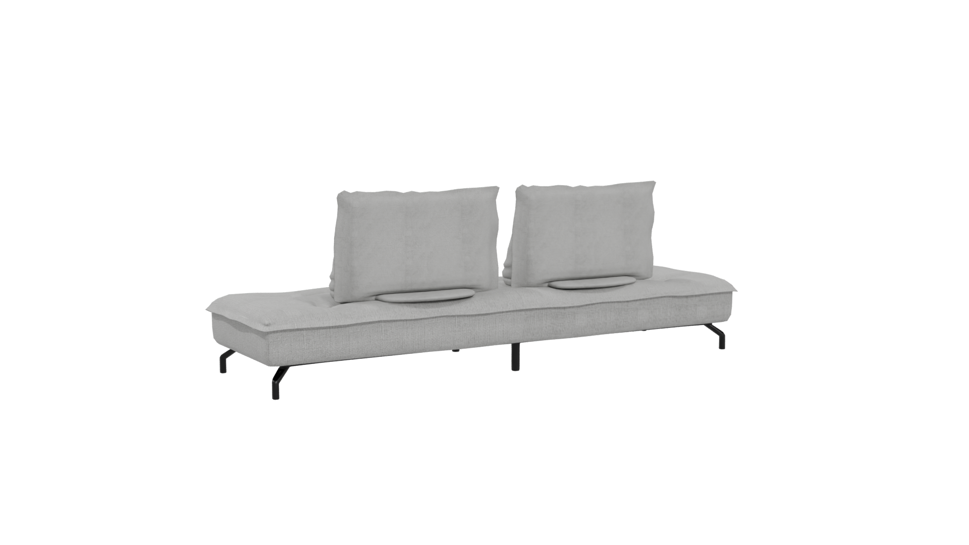 Contemporary Minimalist Sofa 3D Model - Professional 3D Model Render 4