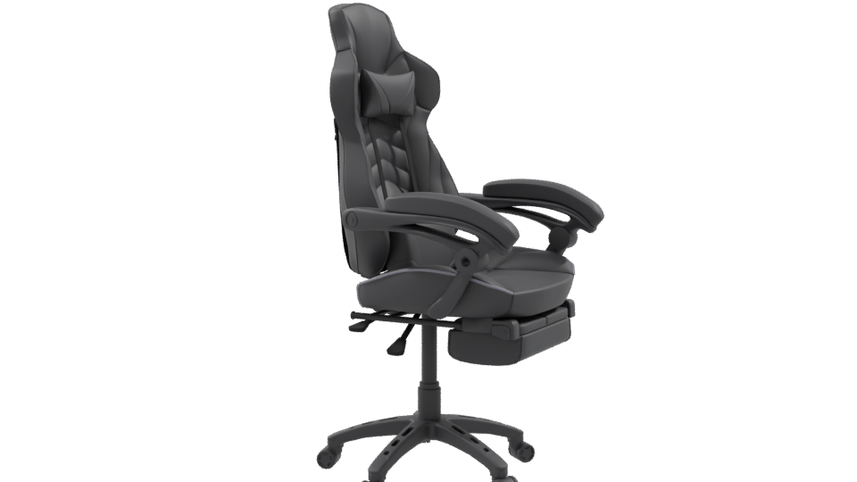 Ergonomic Gaming Chair 3D Model - Professional 3D Model Render 9