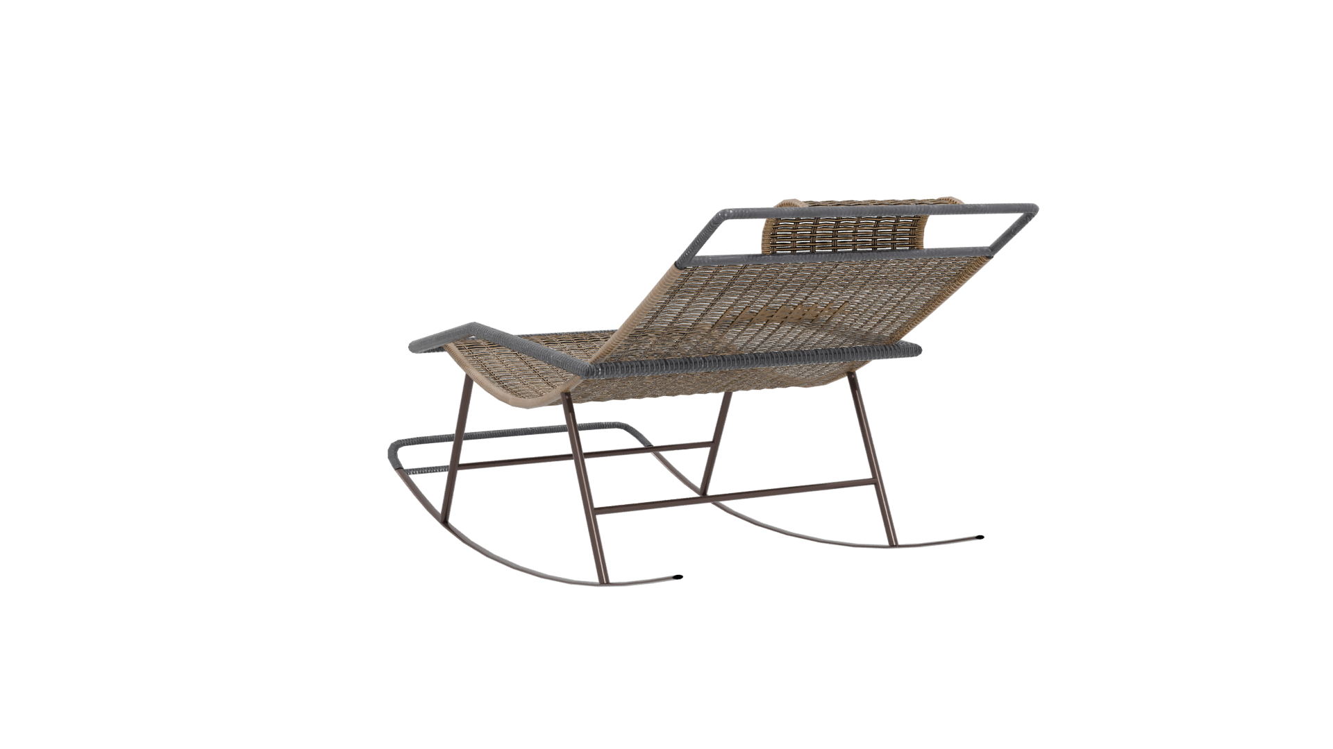 Stylish Outdoor Lounge Chair 3D - Professional 3D Model Render 4