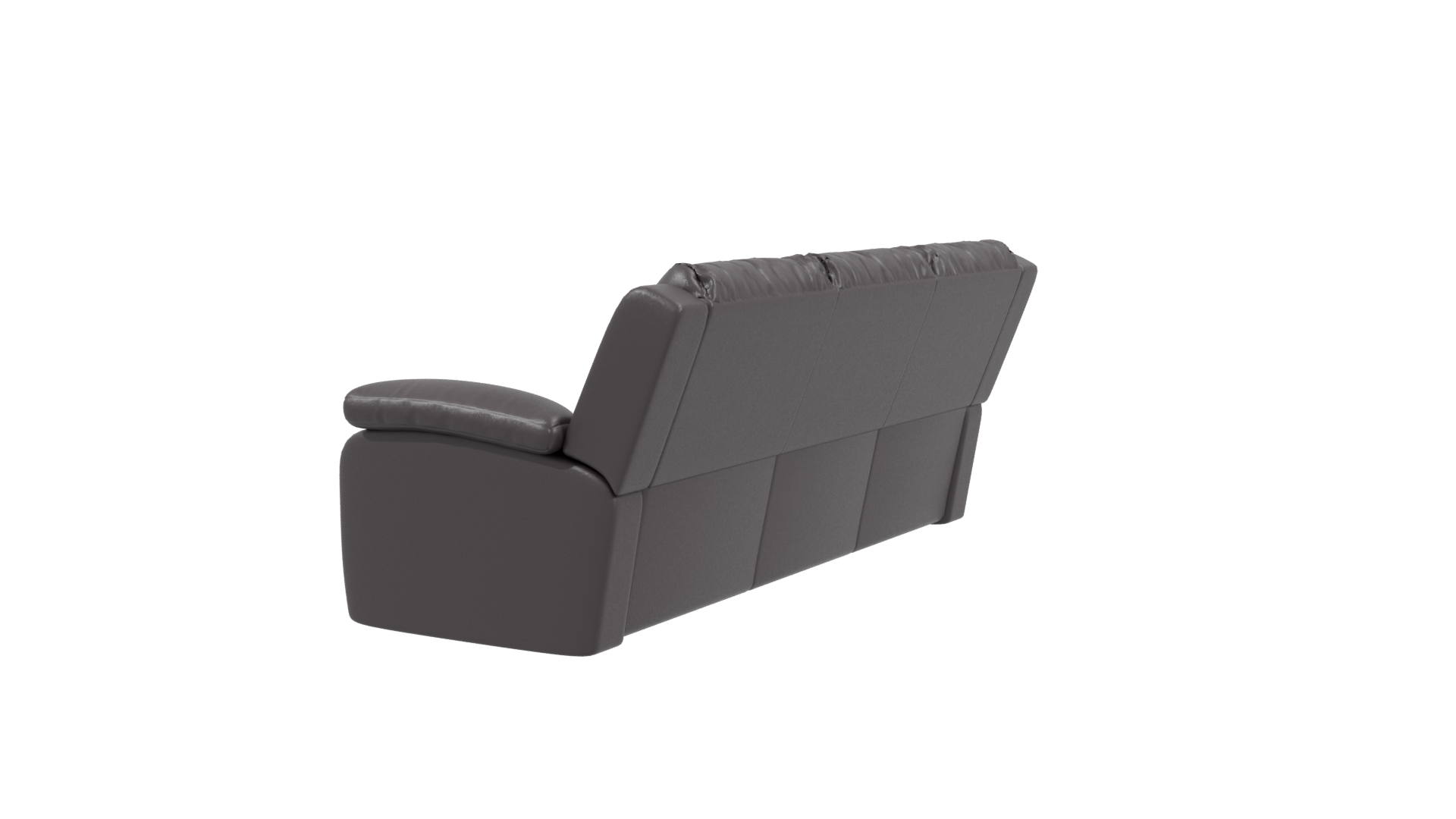 Luxurious Reclining Sofa Model - Professional 3D Model Render 3