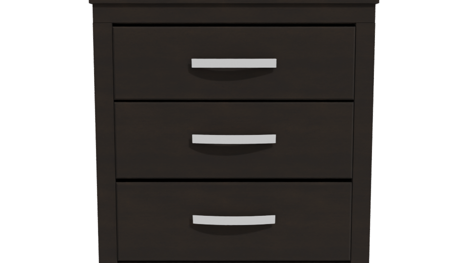 Buró Aria Chocolate 3D Model - Professional 3D Model Render 11