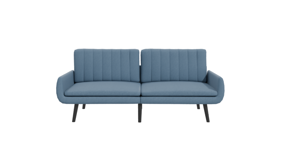 Stylish Modern Two-Seater Sofa 3D Model - Professional 3D Model Render 11