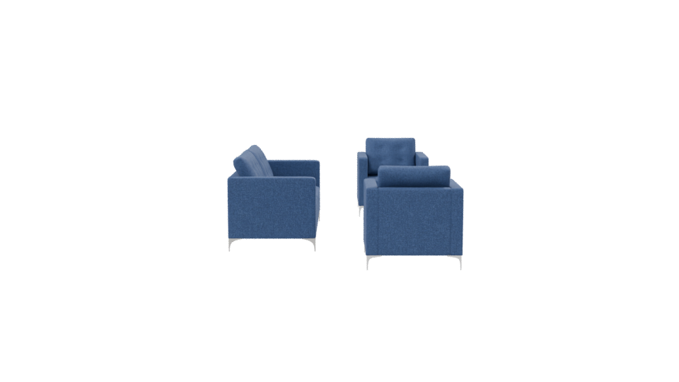 Stylish Sofa Set 3D Model - Professional 3D Model Render 8