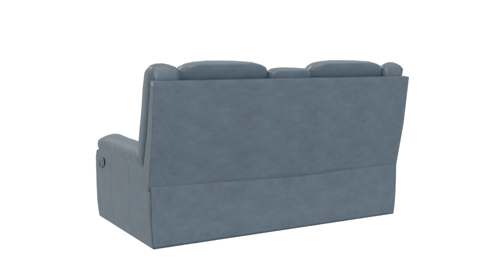 Comfortable Reclining Sofa Model - Professional 3D Model Render 4