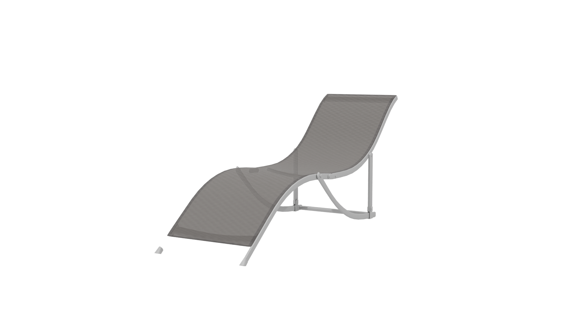 Stylish Outdoor Lounge Chair 3D - Professional 3D Model Render 3