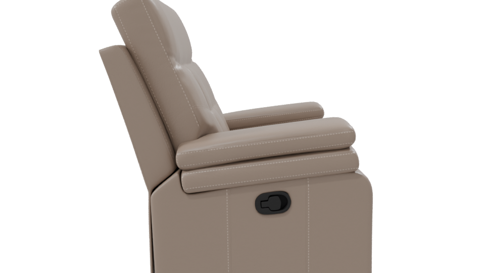 Elegant Modern Recliner Sofa 3D Model - Professional 3D Model Render 8