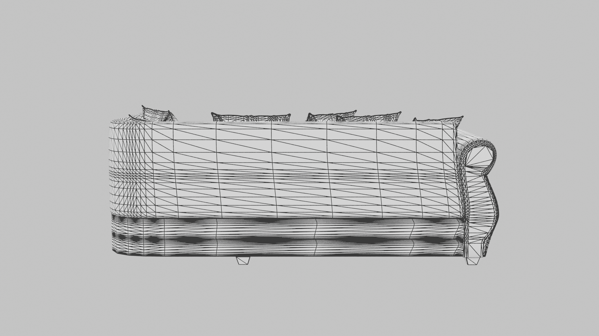 Luxurious Modern Sectional Sofa 3D - Professional 3D Model Render 14