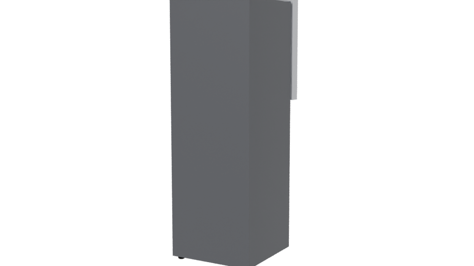 Sleek Modern Refrigerator 3D Model - Professional 3D Model Render 6