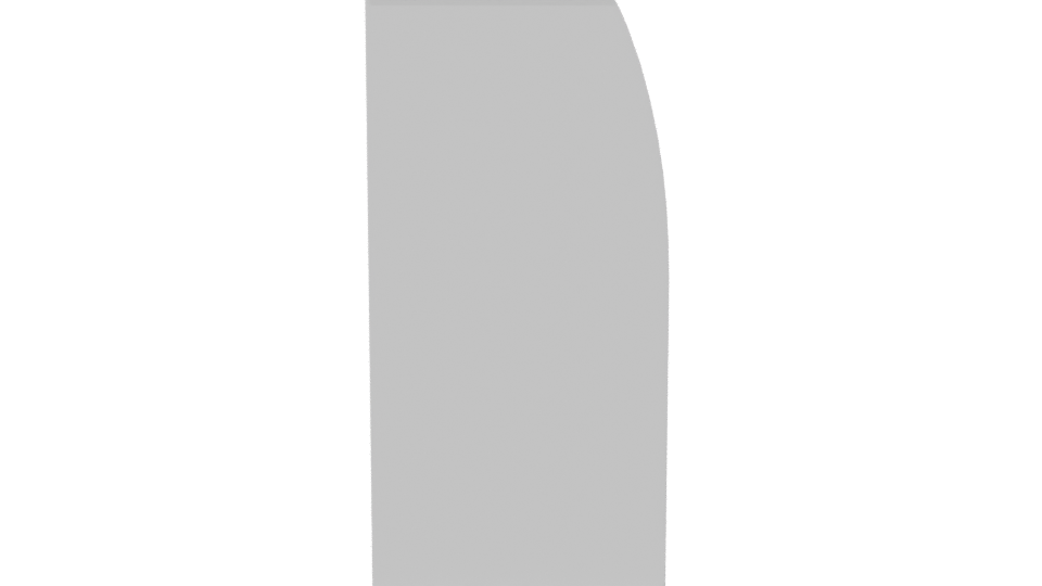 Minimalist White Cabinet Model - Professional 3D Model Render 8