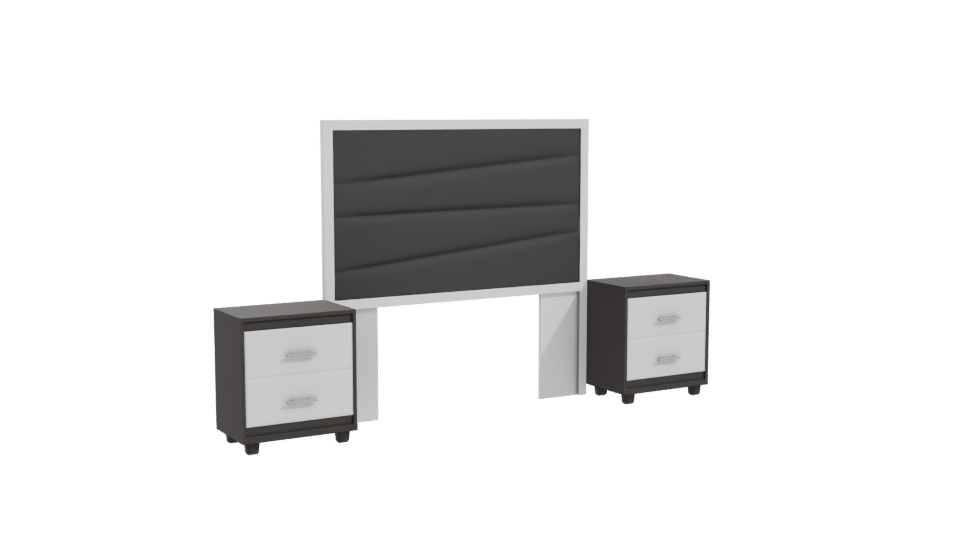 Contemporary Bedroom Furniture Set 3D Model - Professional 3D Model Render 10