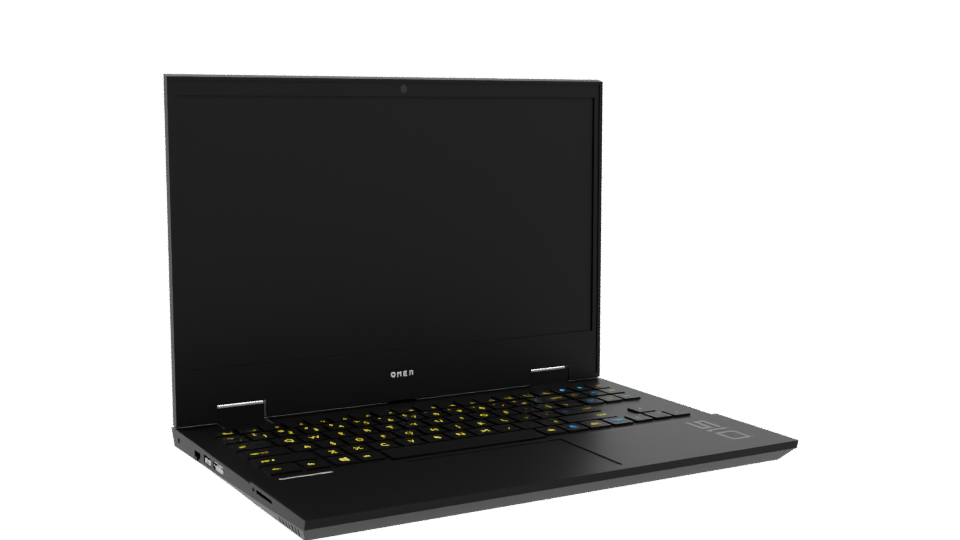 Modern Minimalist Laptop 3D Model - Professional 3D Model Render 10