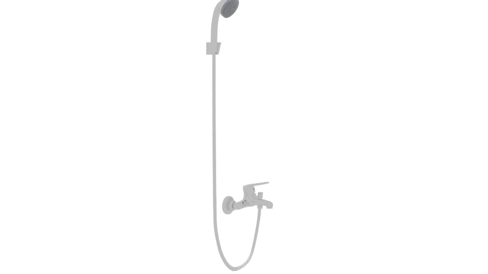 Modern Shower Set 3D Model - Professional 3D Model Render 9