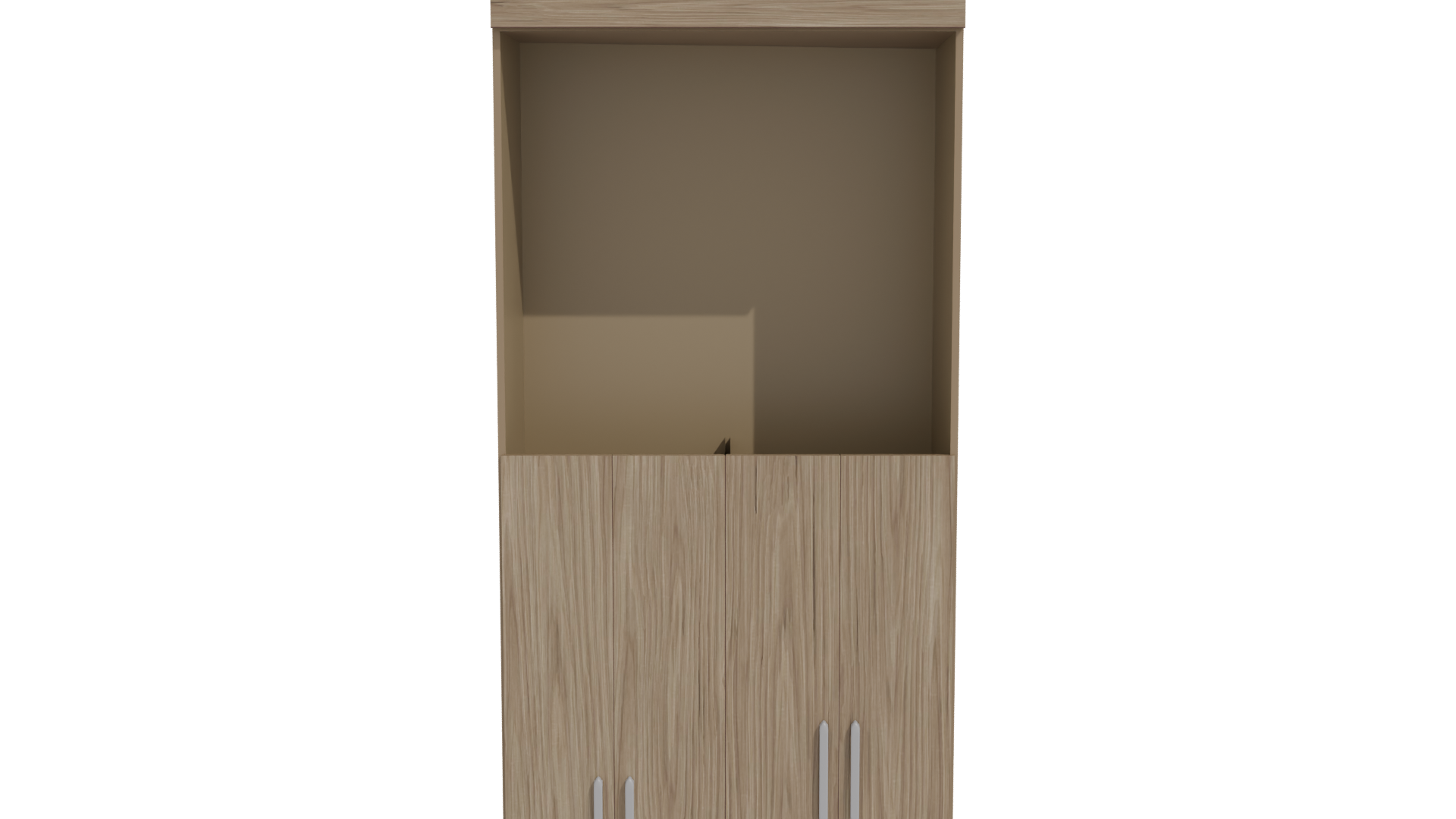 Modern Wooden Closet Corfe 3D - Professional 3D Model Render 11