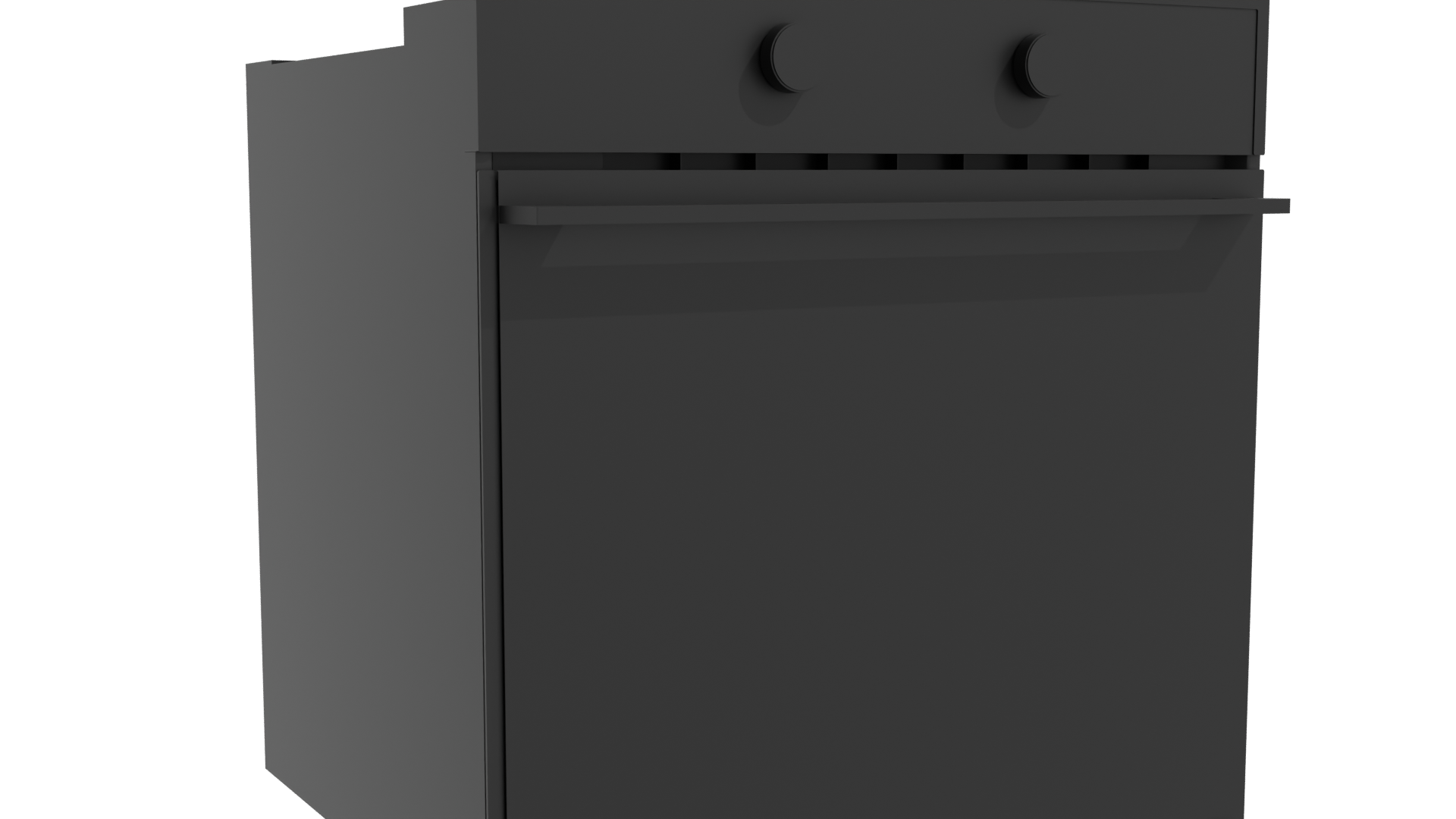 Sleek Built-In Electric Oven 3D Model - Professional 3D Model Render 10