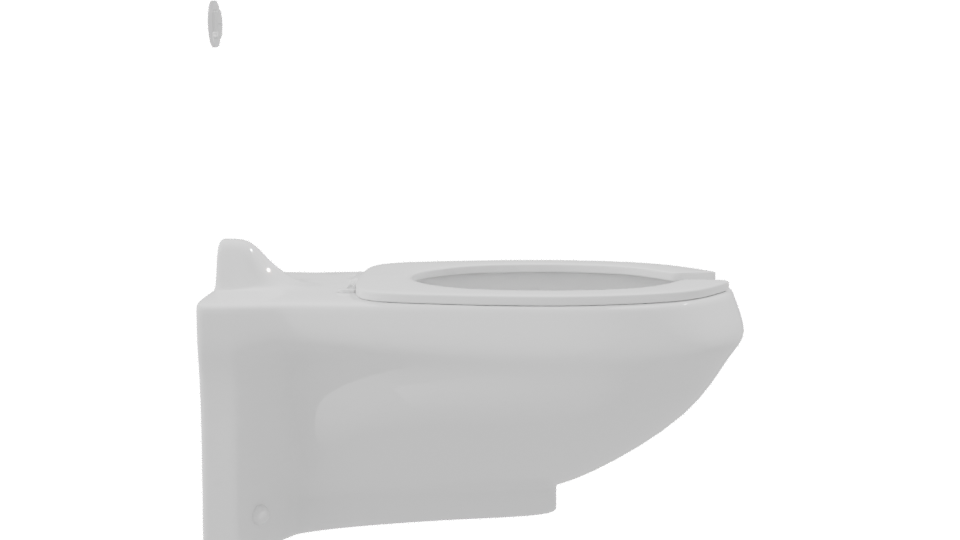 Sleek Modern Toilet 3D Model - Professional 3D Model Render 8