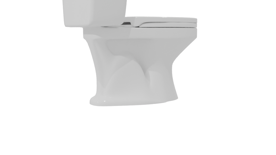 Stylish Bathroom Toilet 3D Model - Professional 3D Model Render 7