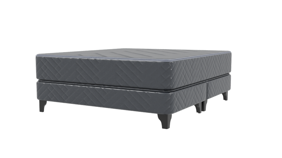 Stylish King Size Bed Model - Professional 3D Model Render 3