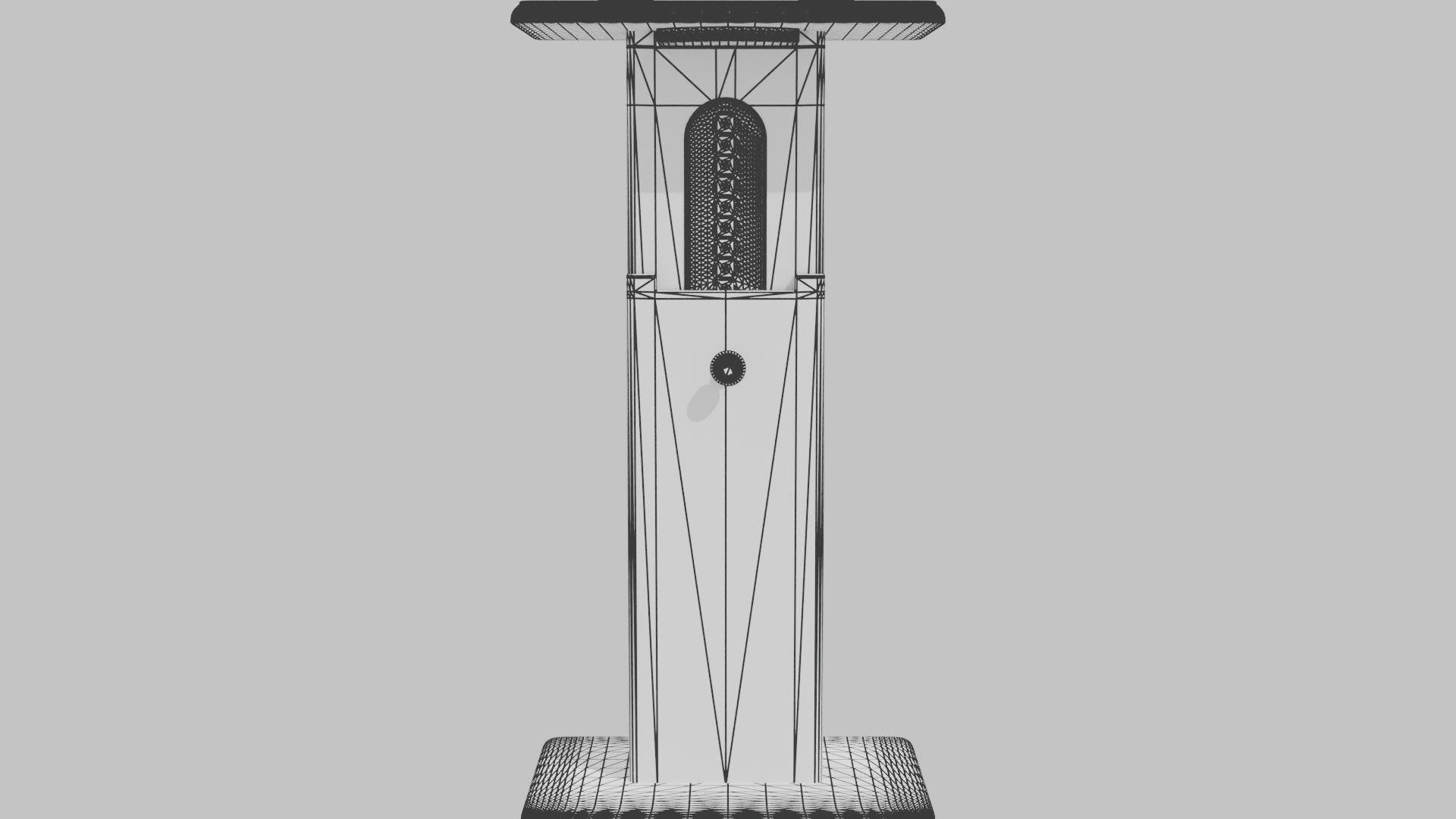 Stylish Wooden Podium 3D Model - Professional 3D Model Render 16