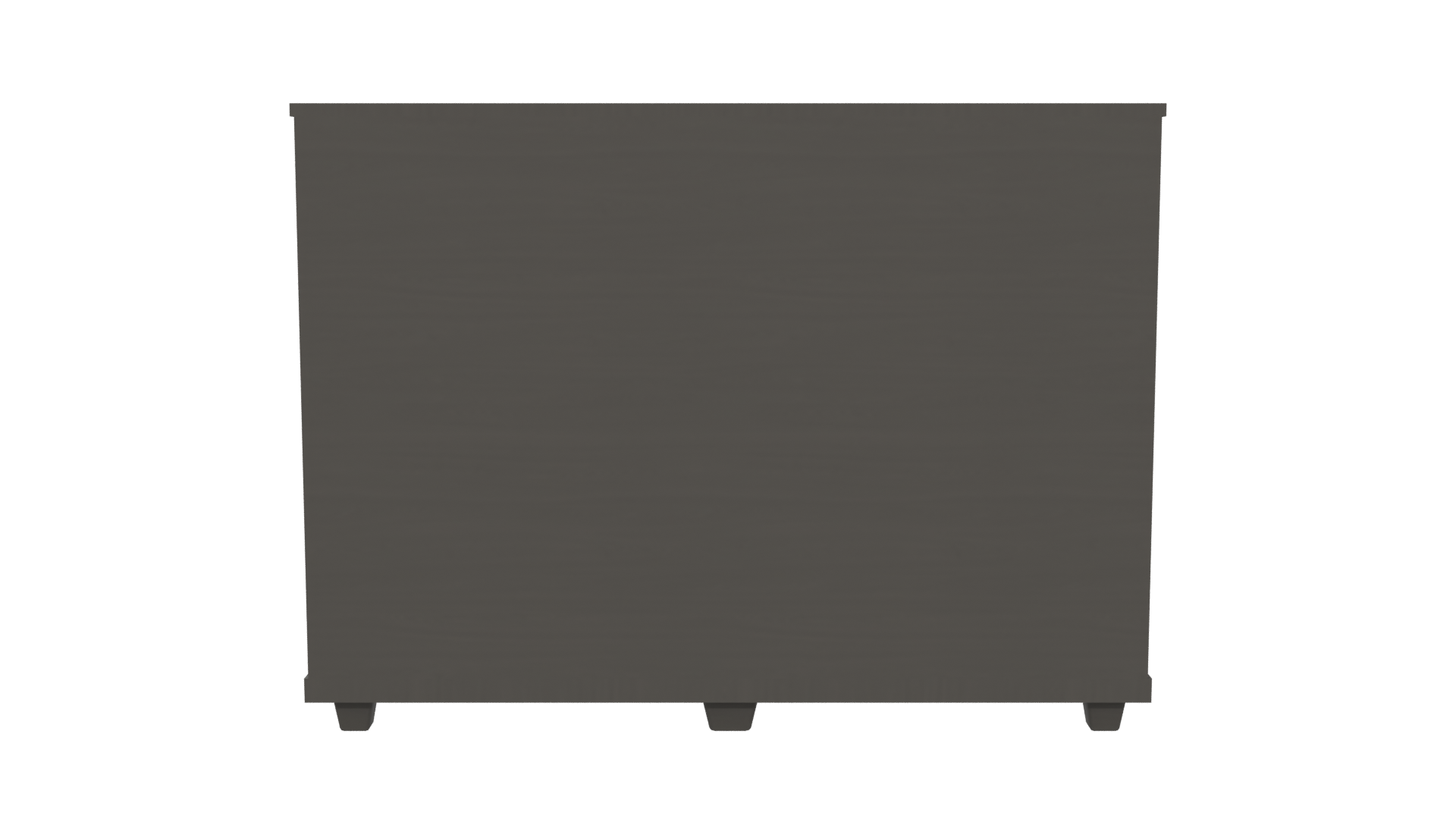 Contemporary Wooden Cabinet with Glass Doors 3D Model - Professional 3D Model Render 5