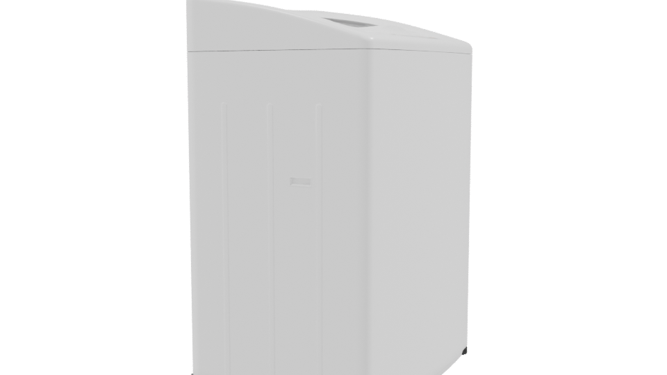 Top-Loading Washing Machine 3D - Professional 3D Model Render 9