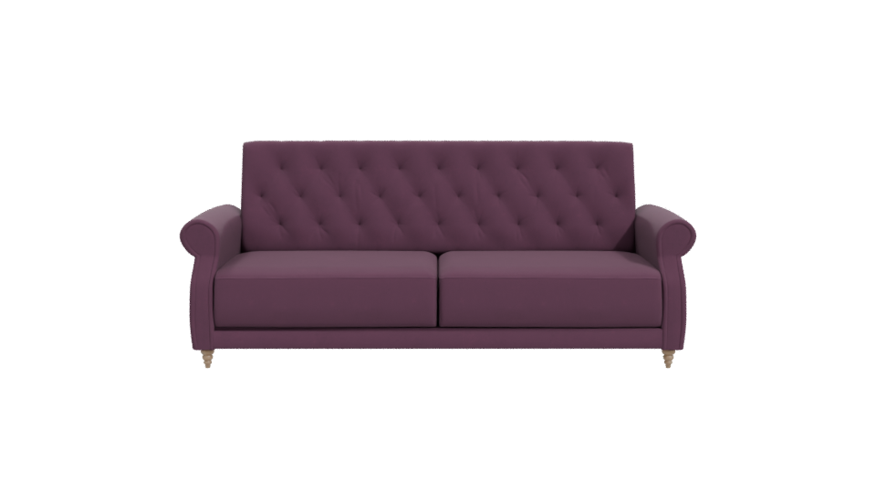 Elegant Purple Sofa 3D Model - Professional 3D Model Render 11
