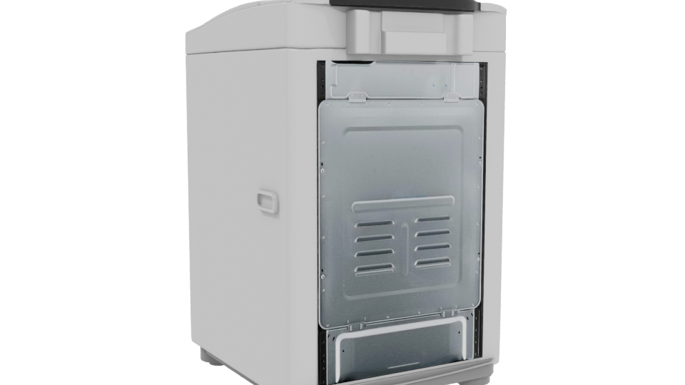 Top Load Washing Machine 3D Model - Professional 3D Model Render 4