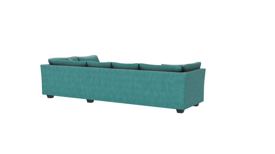 Elegant Modern Sectional Sofa 3D - Professional 3D Model Render 6