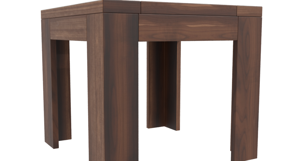Sisal Side Table 3D Model - Professional 3D Model Render 10