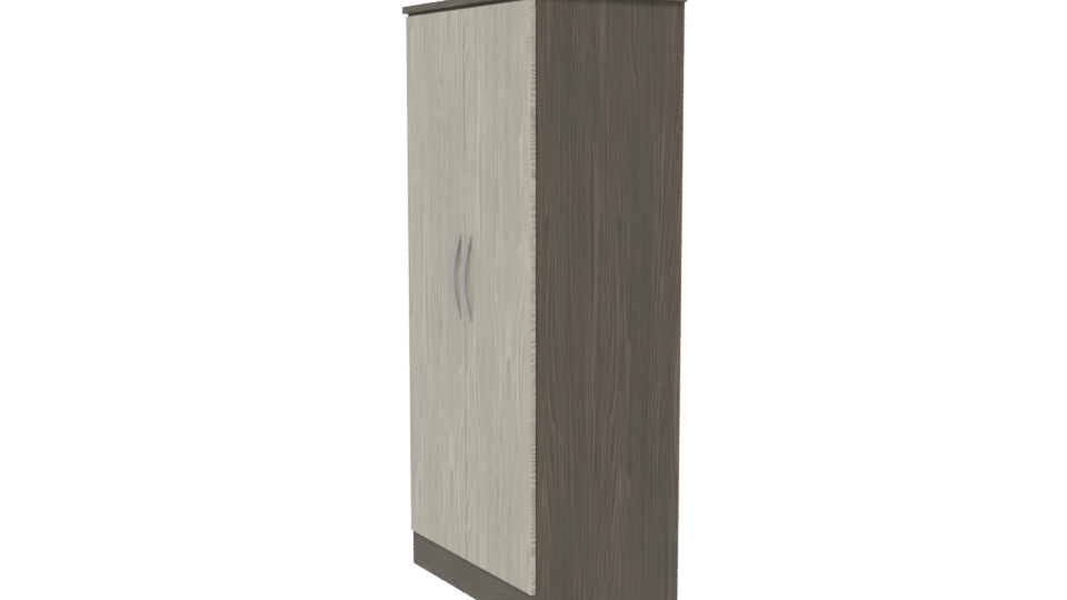 Stylish Minimalist Wooden Storage Cabinet 3D Model - Professional 3D Model Render 13