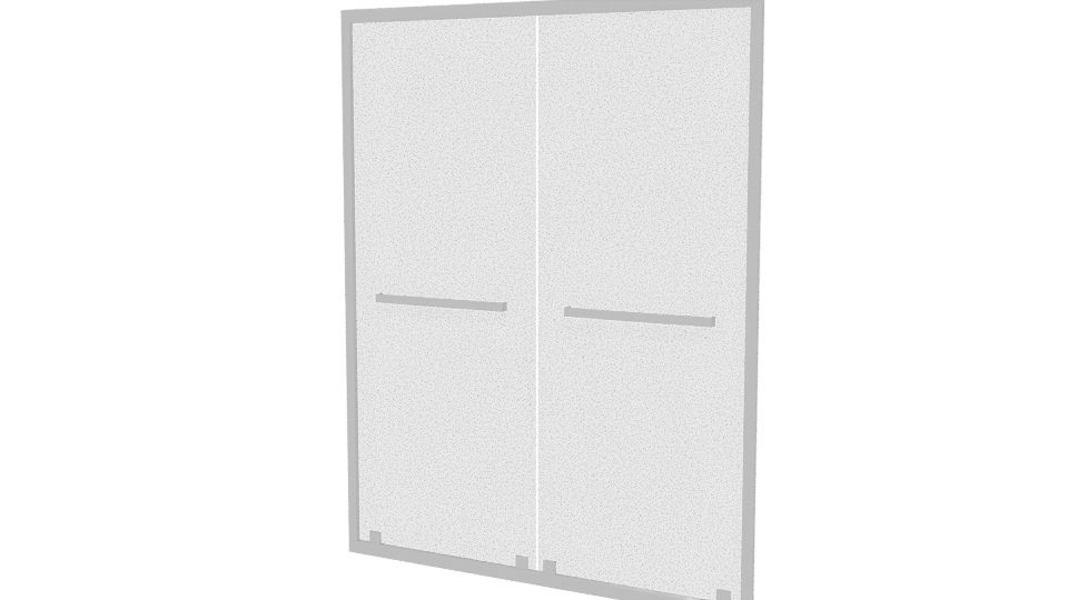 Double Door Modern Cabinet 3D - Professional 3D Model Render 12