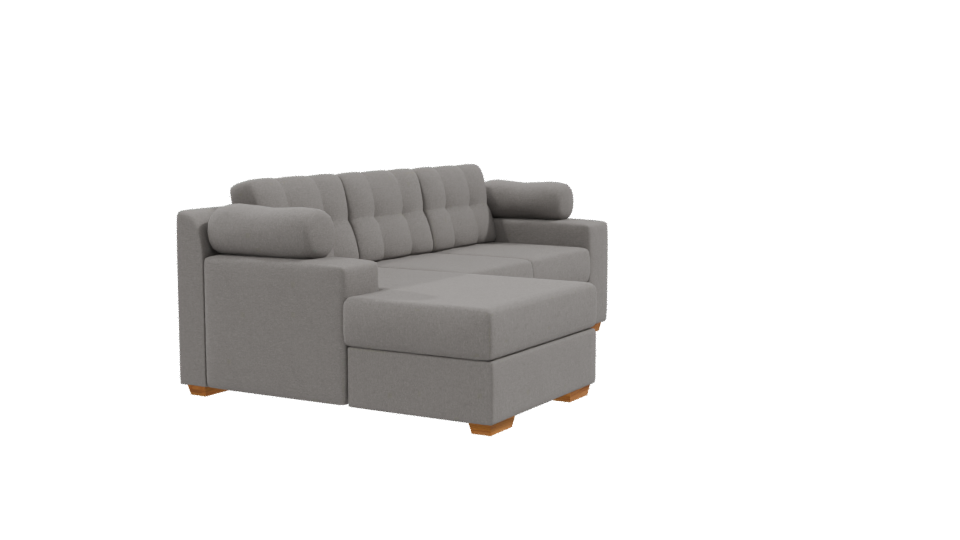 Stylish Modern Corner Sofa 3D Model - Professional 3D Model Render 9