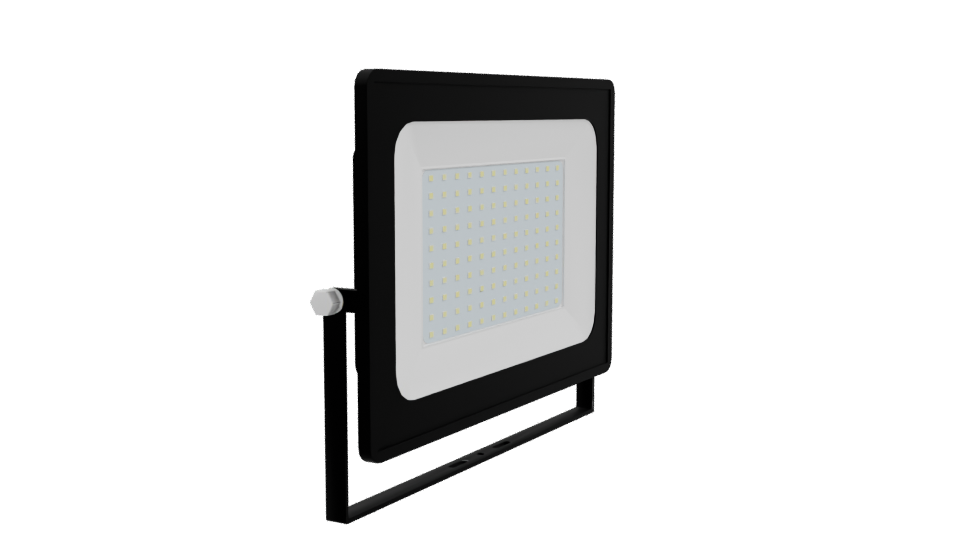 LED Flood Light 3D Model - Professional 3D Model Render 9