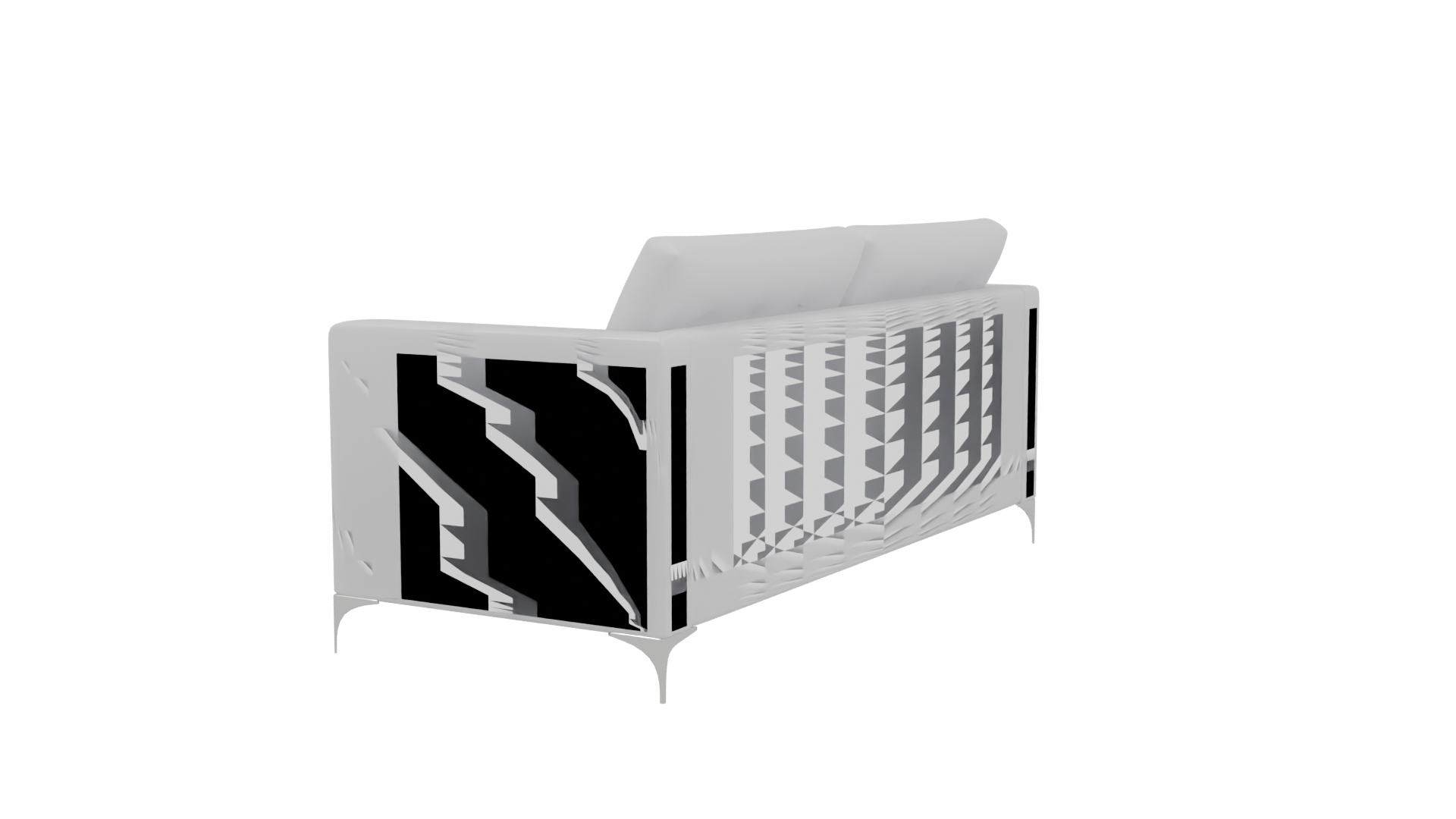 Contemporary Sofa 3D Model - Professional 3D Model Render 3