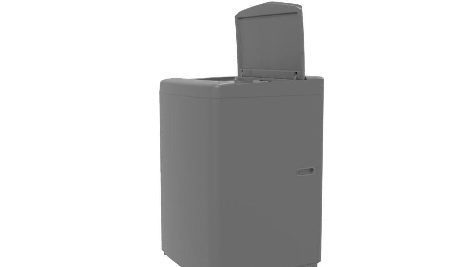 Top-Loading Washing Machine Model - Professional 3D Model Render 13