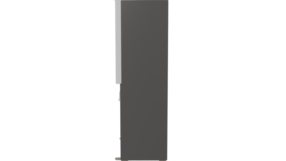 Sleek Modern Refrigerator 3D - Professional 3D Model Render 2