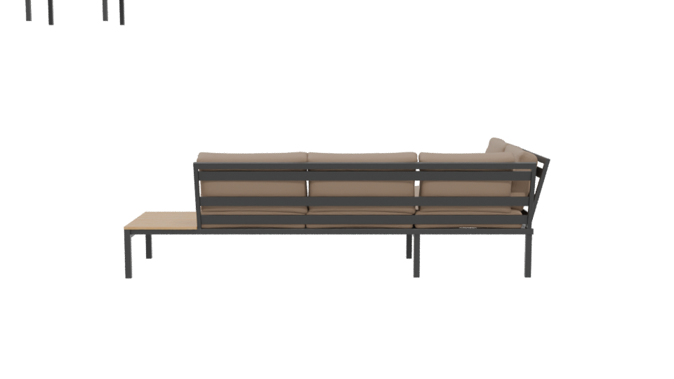 Modern Outdoor Sofa Set 3D - Professional 3D Model Render 5