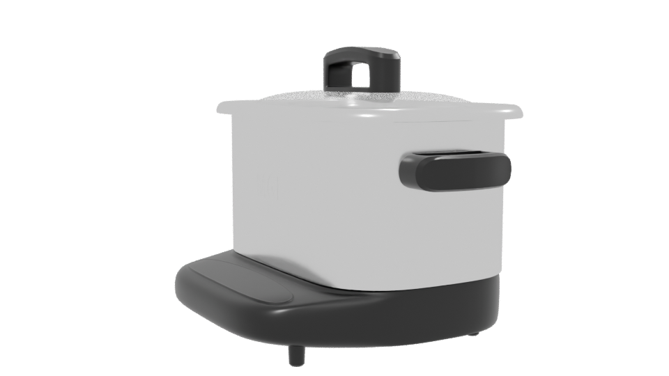 Stylish Multi-Cooker 3D Model - Professional 3D Model Render 13