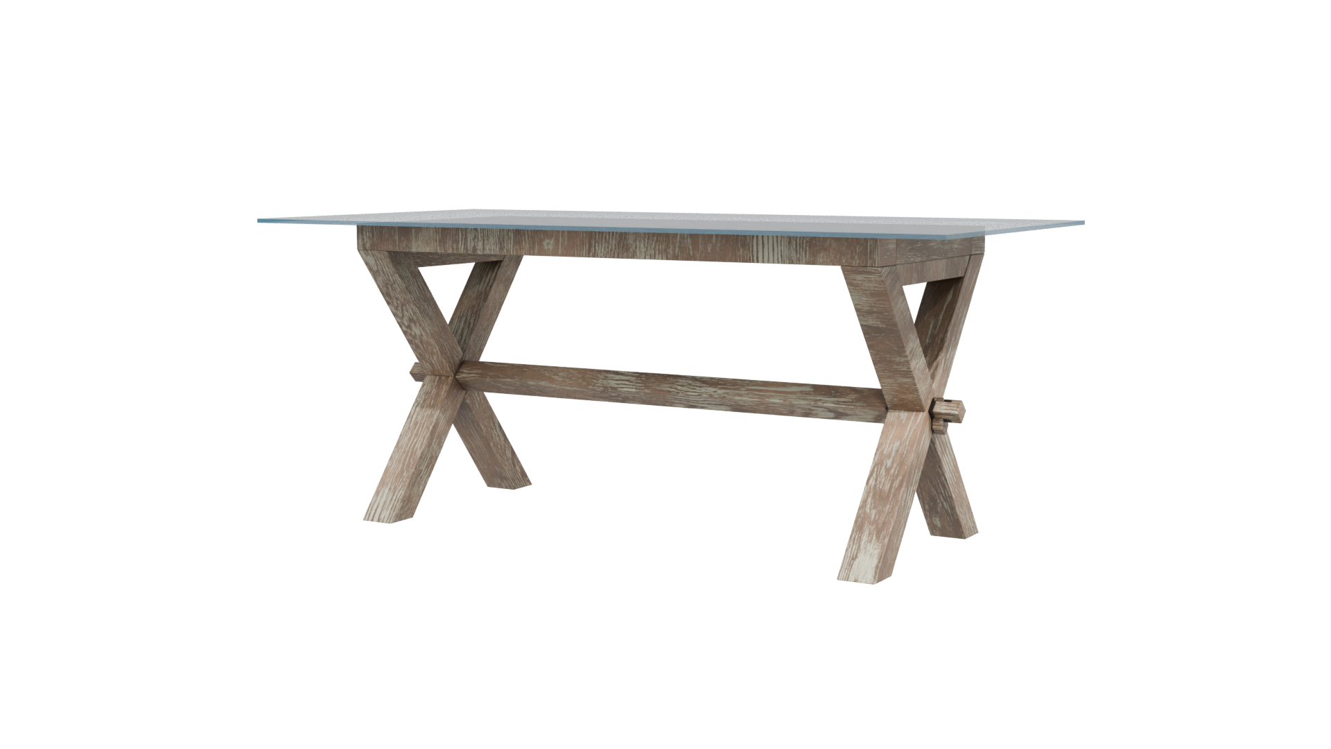 Stylish Wooden Dining Table Model - Professional 3D Model Render 12