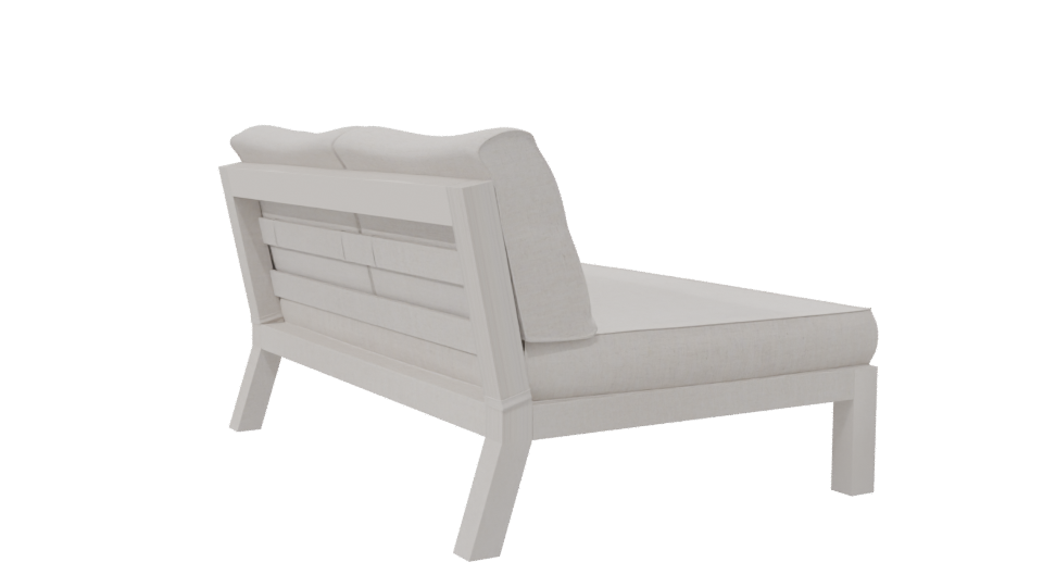 Minimalist Wooden Bed Frame - Professional 3D Model Render 7