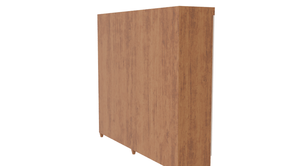 Modern Wooden Cabinet 3D Model - Professional 3D Model Render 7